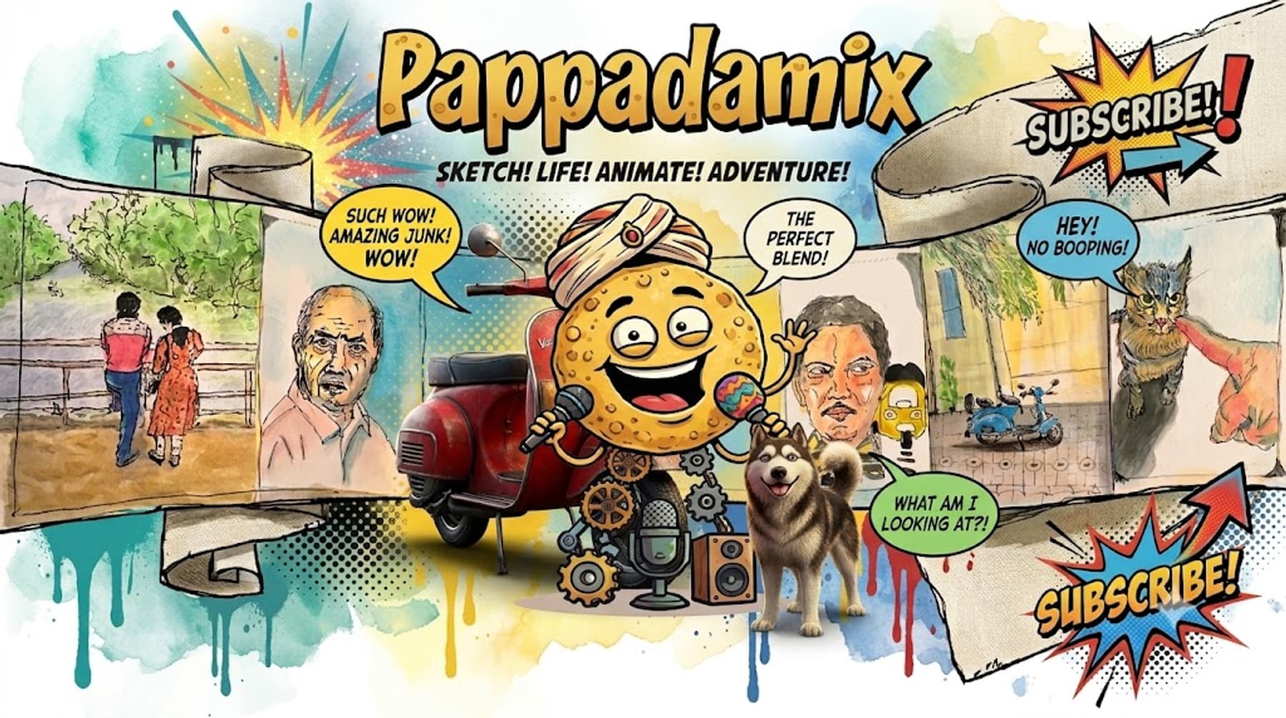The Pappadamix cast